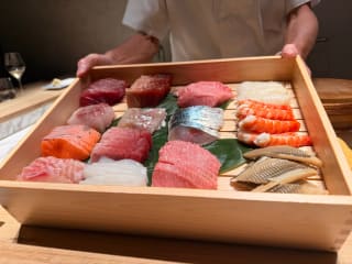 Meal at GetSushi Omakase