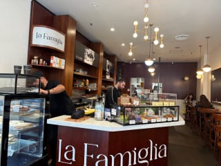 Meal at La Famiglia Cafe