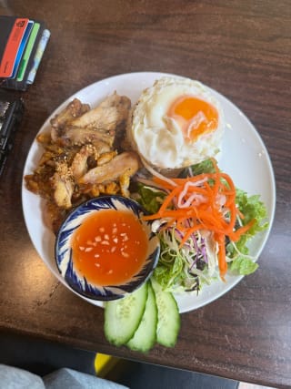 Meal at Vie Cafe