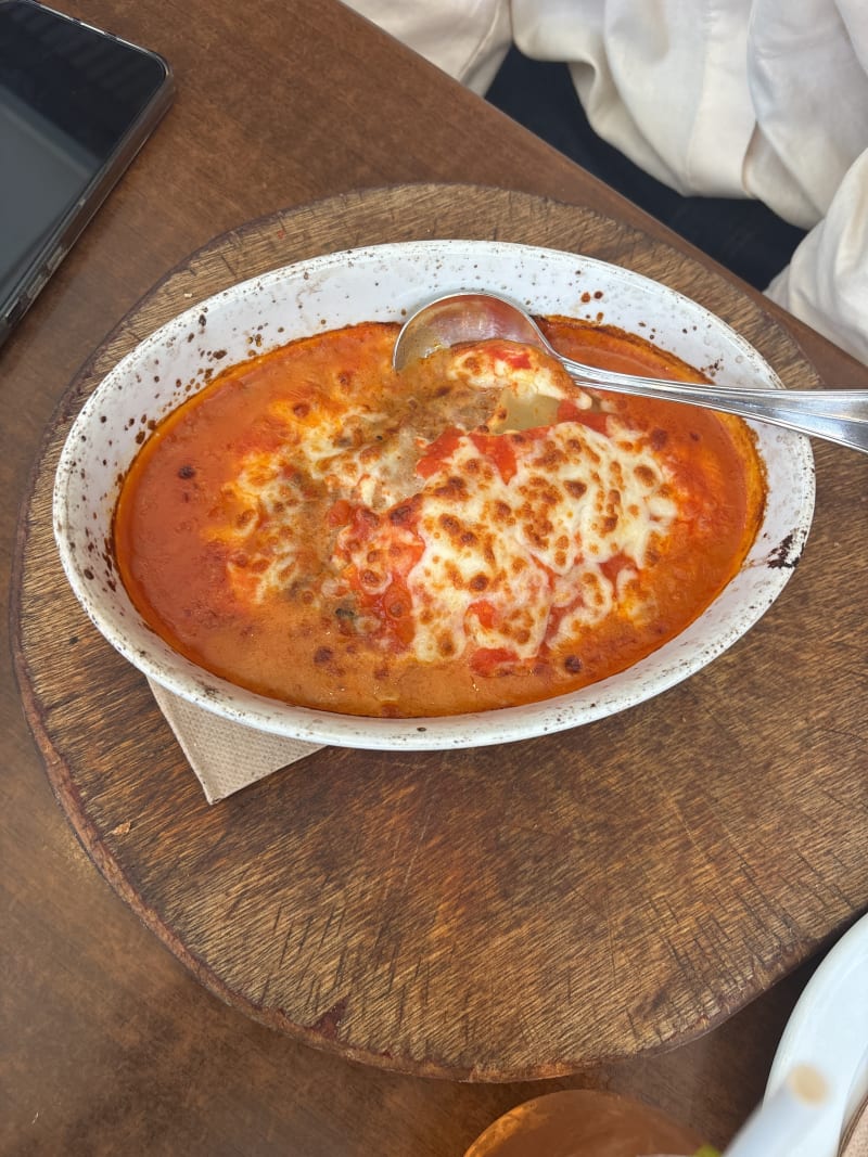 Lasagne at Borruso's Crows Nest