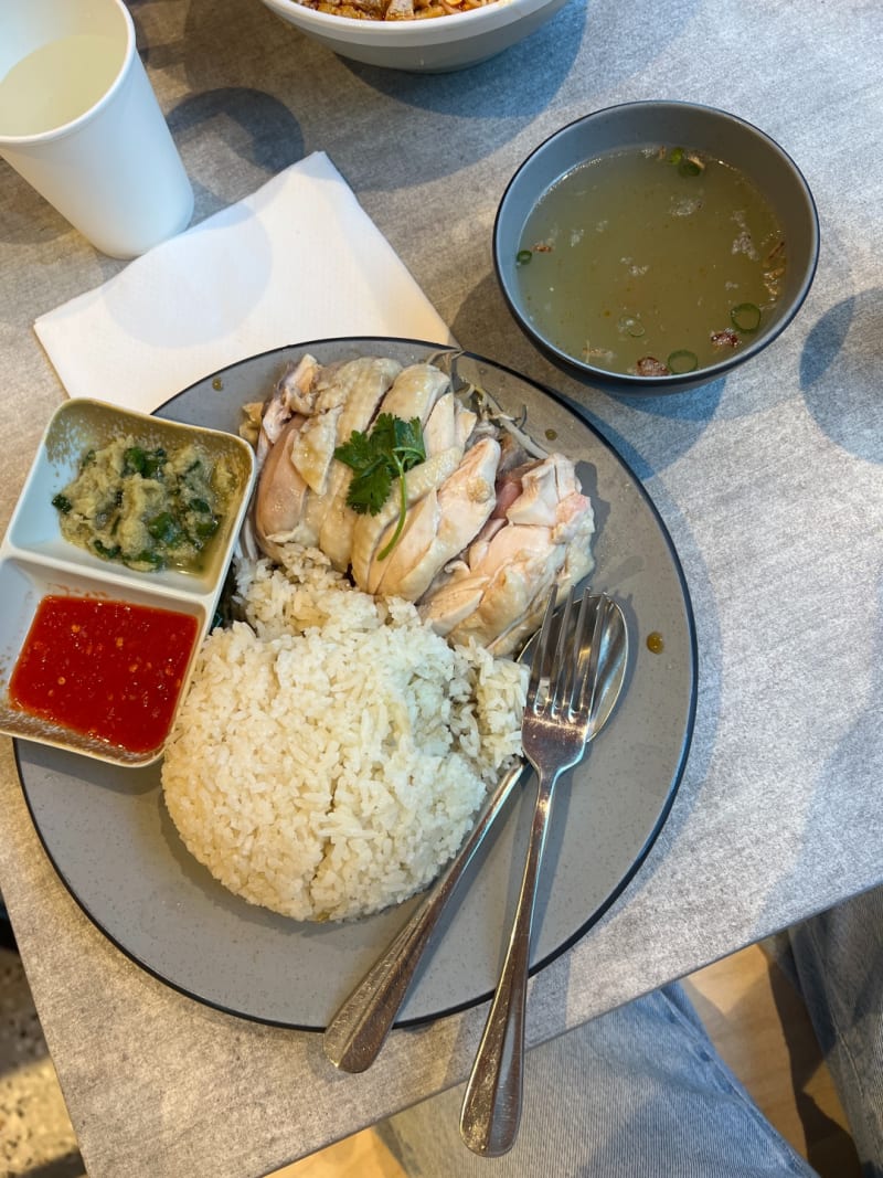Hainanese Chicken Rice at Into Laksa St Leonards