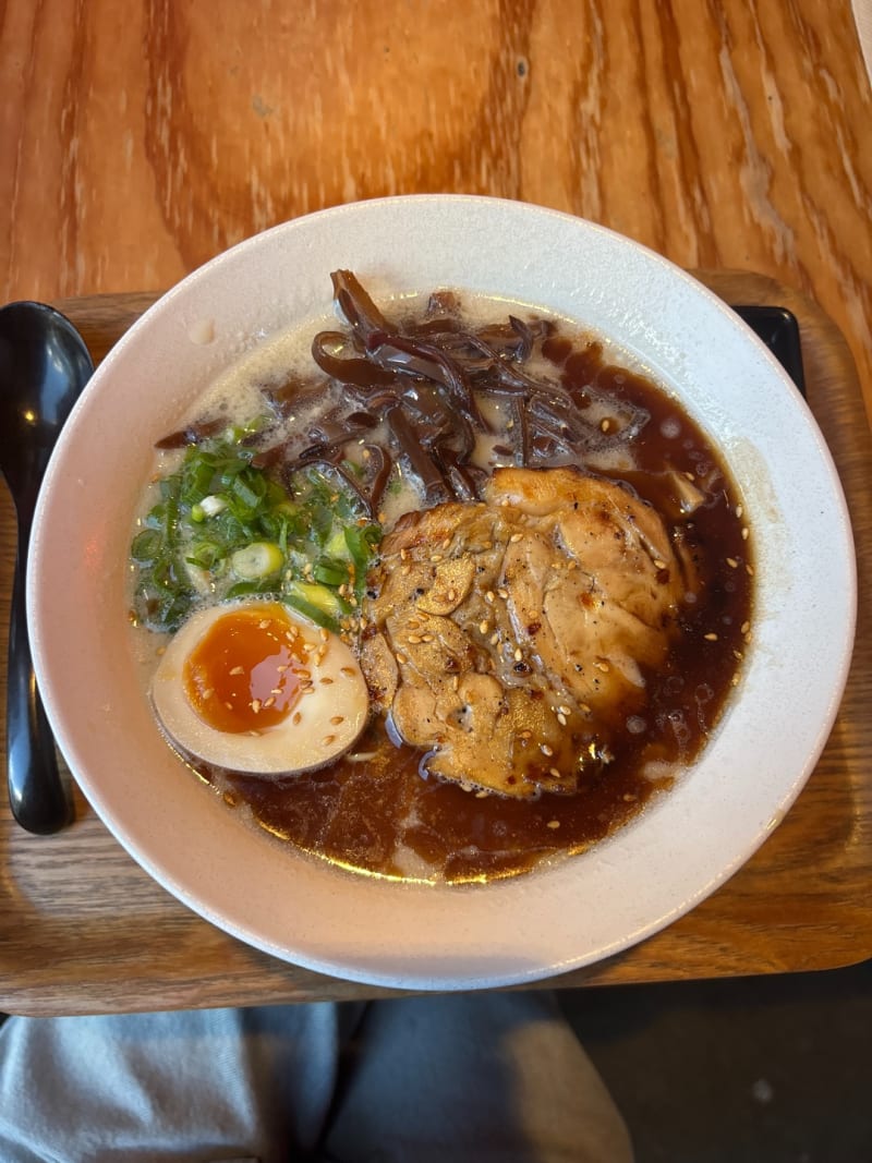 Black Garlic Tonkotsu with Chilli at RaRa