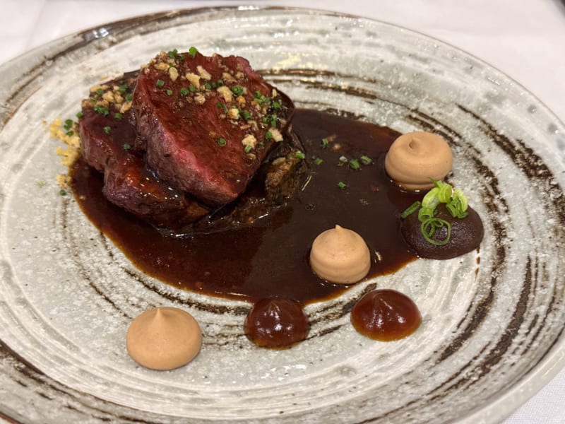 Wagyu Beef Striploin Mb+9 at Fleur De Mizu