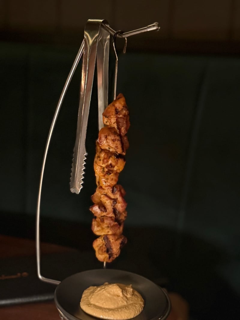 Marinated Charred Chicken Skewer at Employees Only Restaurant & Bar