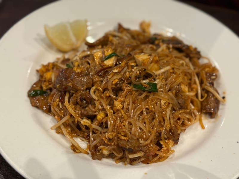 Pad Thai at Top Speed Thai Restaurant