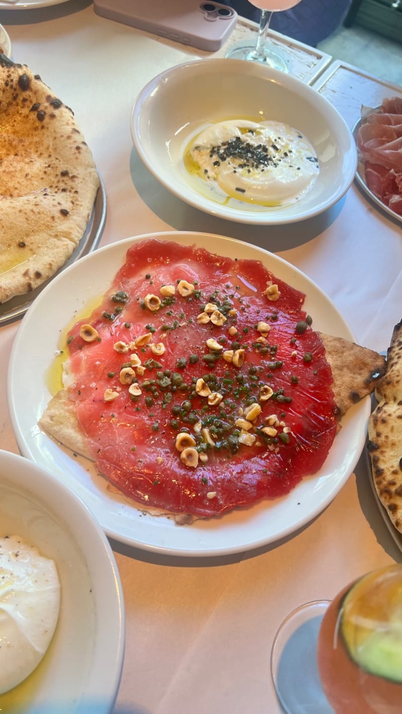 Tuna Crudo, Mascarpone. at Totti's Rozelle
