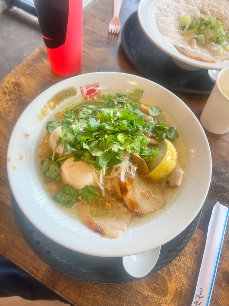 Shio Coriander Ramen at Manpuku Kingsford