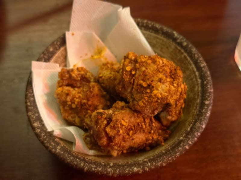 Deep Fried Spicy Chicken (4pc) at Yakitori Yurippi
