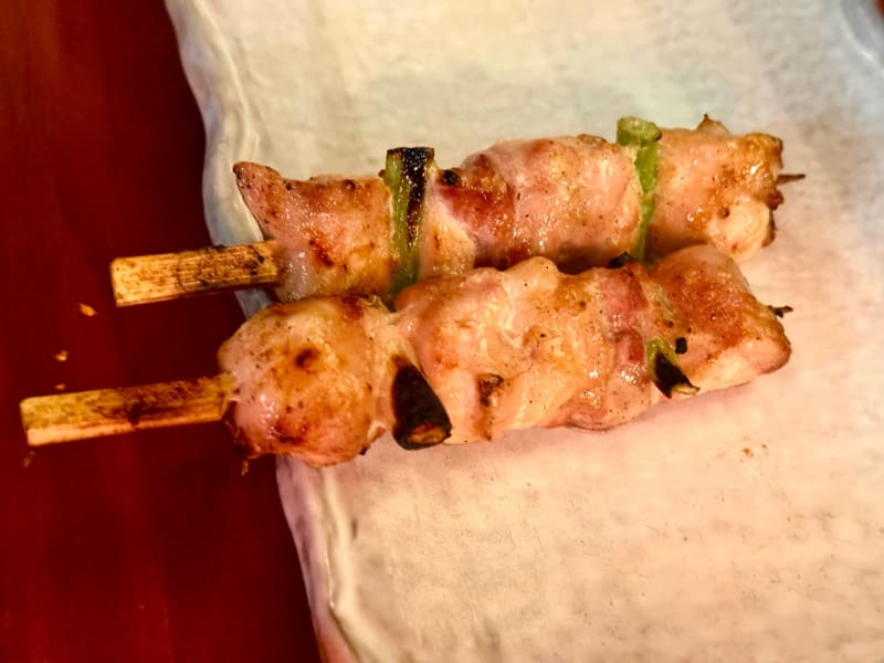 Chicken Skewers at Yakitori Yurippi
