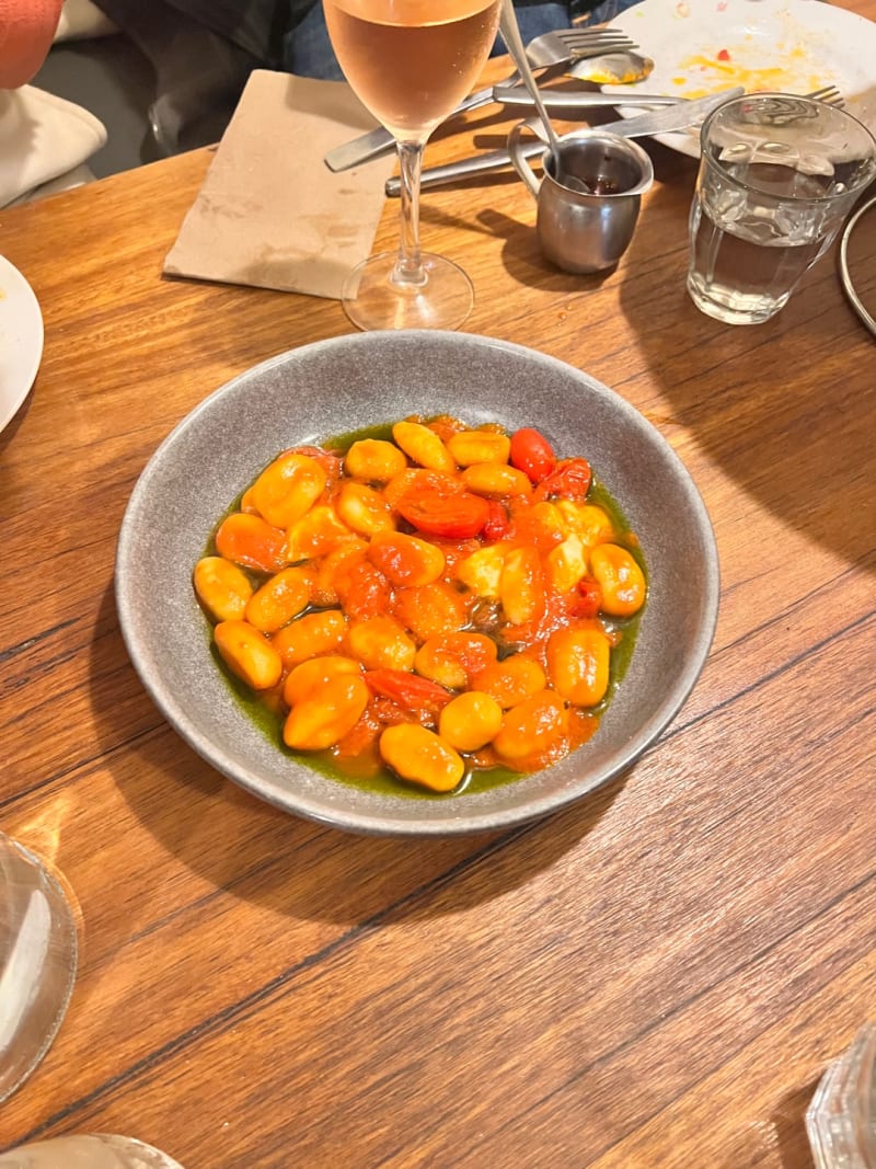 Gnocchi, Napoli Sauce, Cherry Tomato, Fior Di Latte, Basil (Veg) at Al Taglio