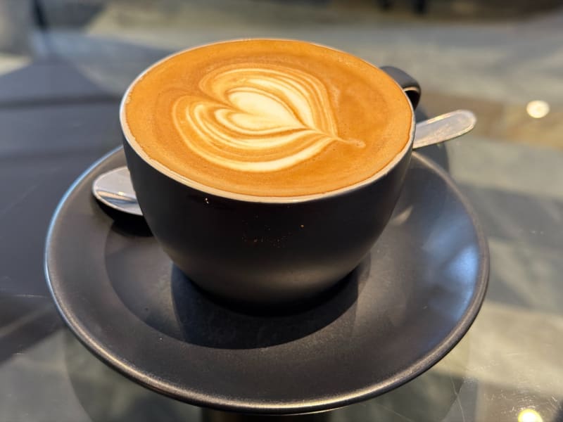 Strong Flat White at Toby’s Estate Cafe