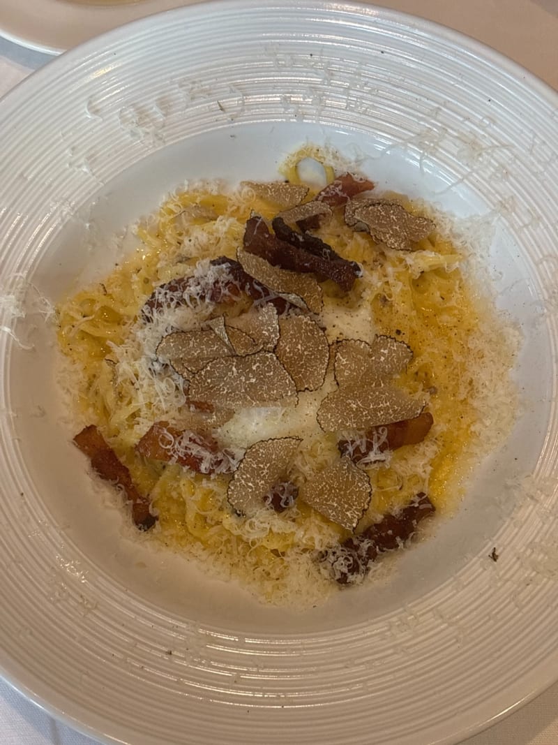 Truffle Carbonara at Taormina Sicilian Cuisine