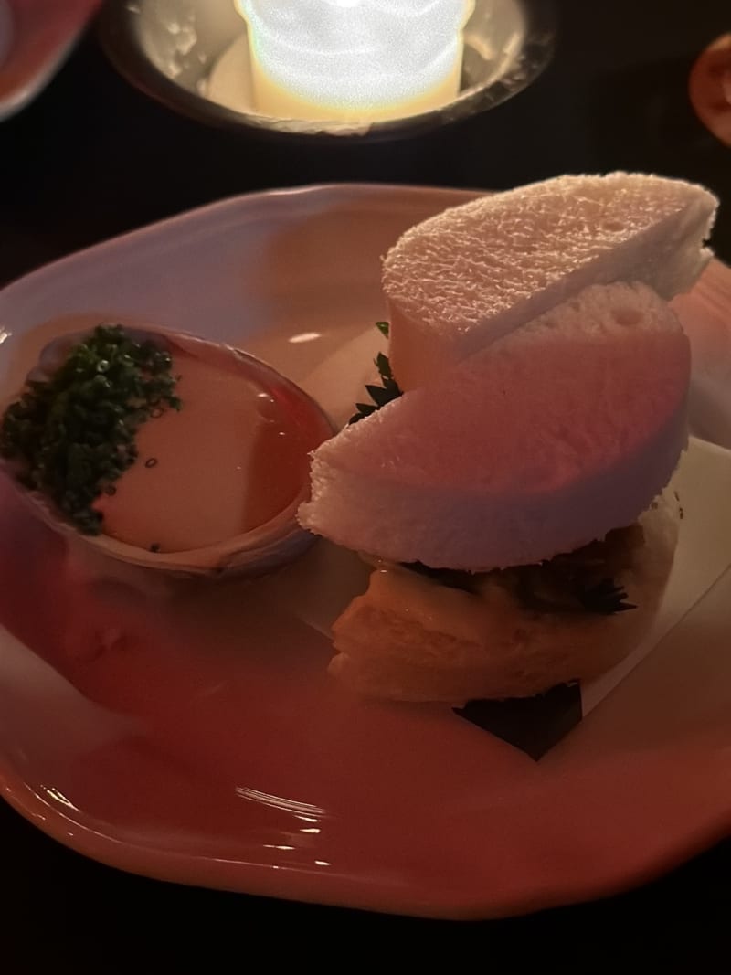 Abalone Cotoletta Sandwich at Attenzione Food & Wine