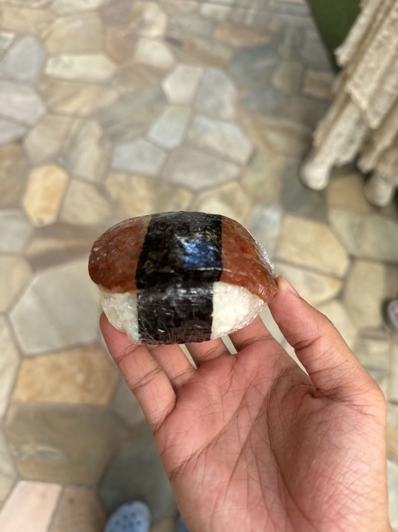 Original Spam Musibi at Musubi Cafe Iyasume Waikiki Beach Walk