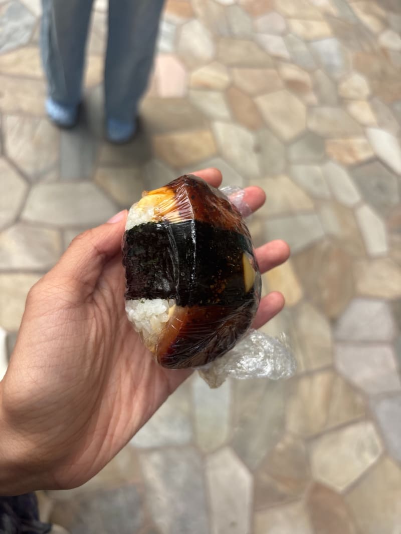 Black Pepper Cheese Spam at Musubi Cafe Iyasume Waikiki Beach Walk