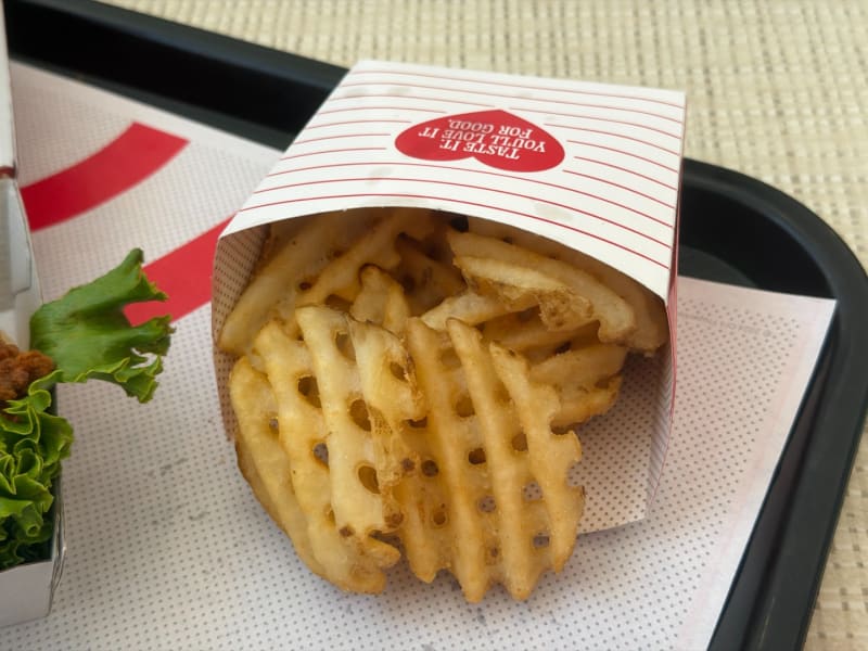 Waffle Potato Fries at Chick-fil-a