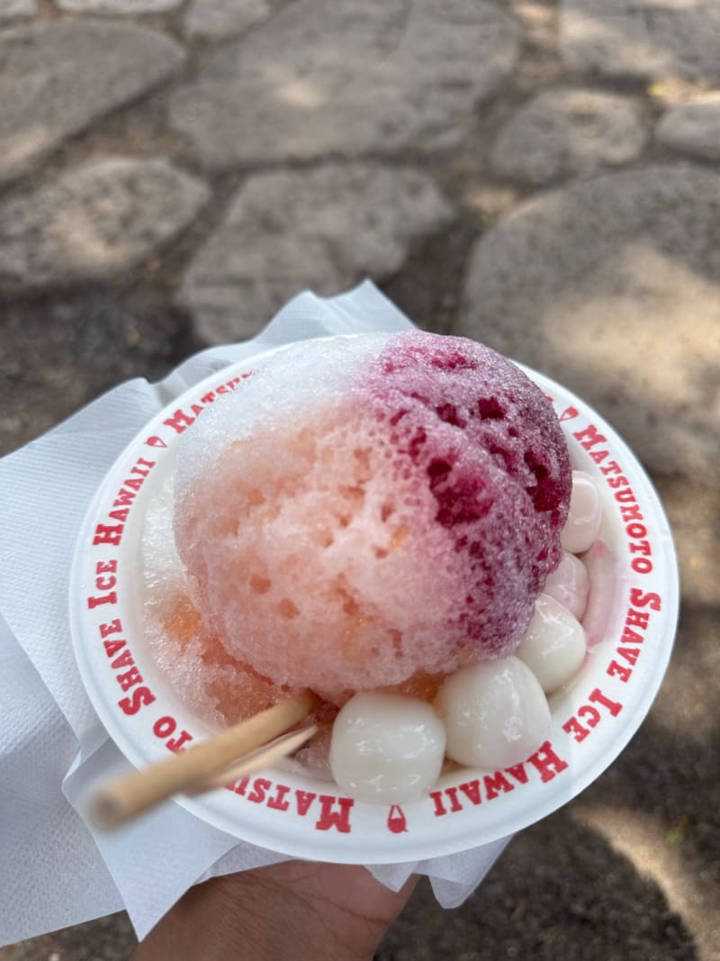 Small Shaved Ice at Matsumoto Shave Ice