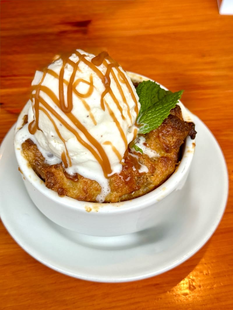 Bread Pudding at Koko Head Cafe
