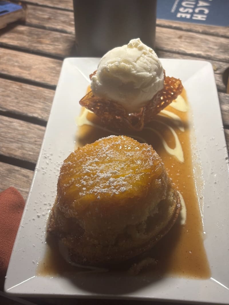 Caramelized Pineapple Butter Rum Cake at Beach House By Roy Yamaguchi