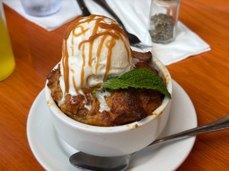 Bread Pudding at Koko Head Cafe