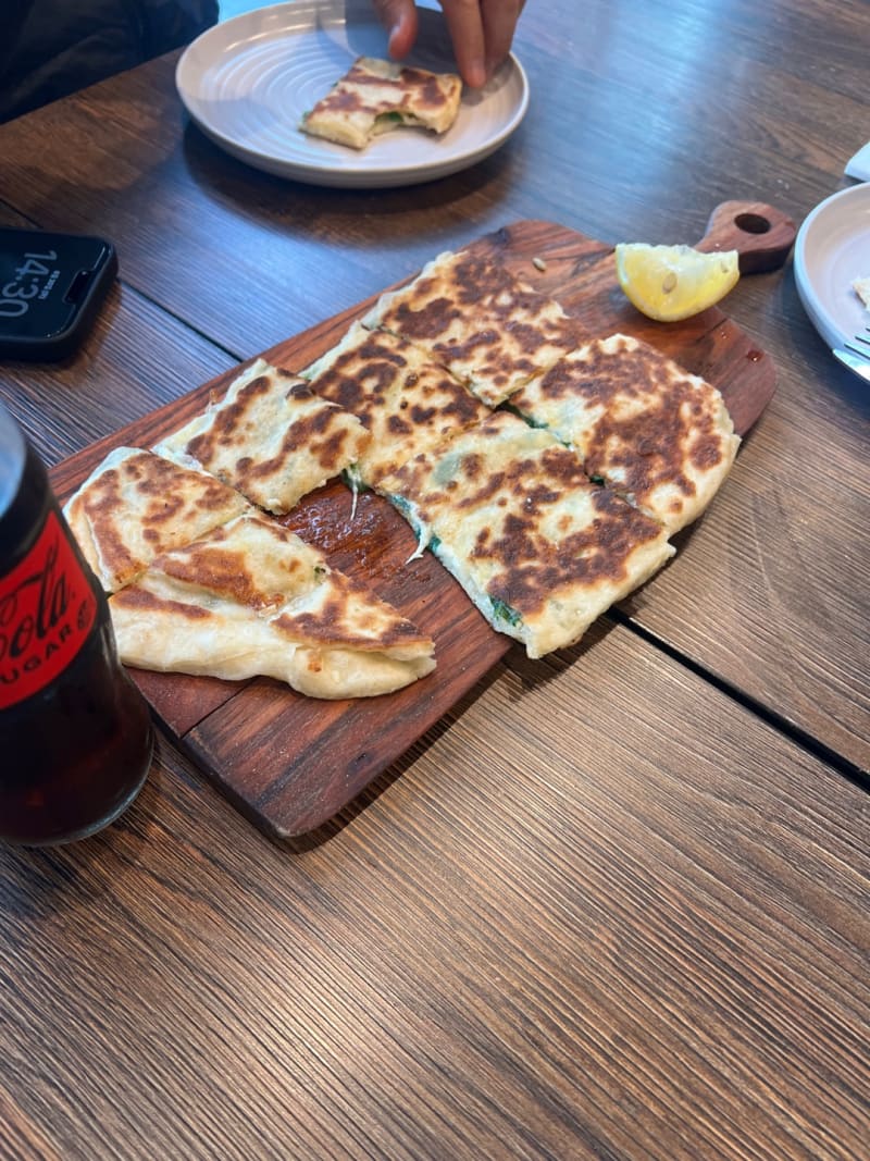 Spinach Gozleme at Bosphorus Turkish Street Food