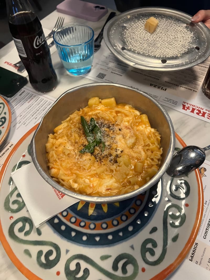 Pasta E Patate Con Provola at Da Michele Sydney