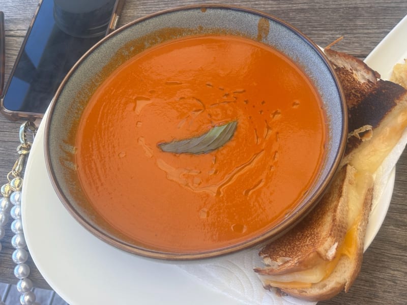 Tomato Basil Bisque at Akamai Coffee Company - Wailea