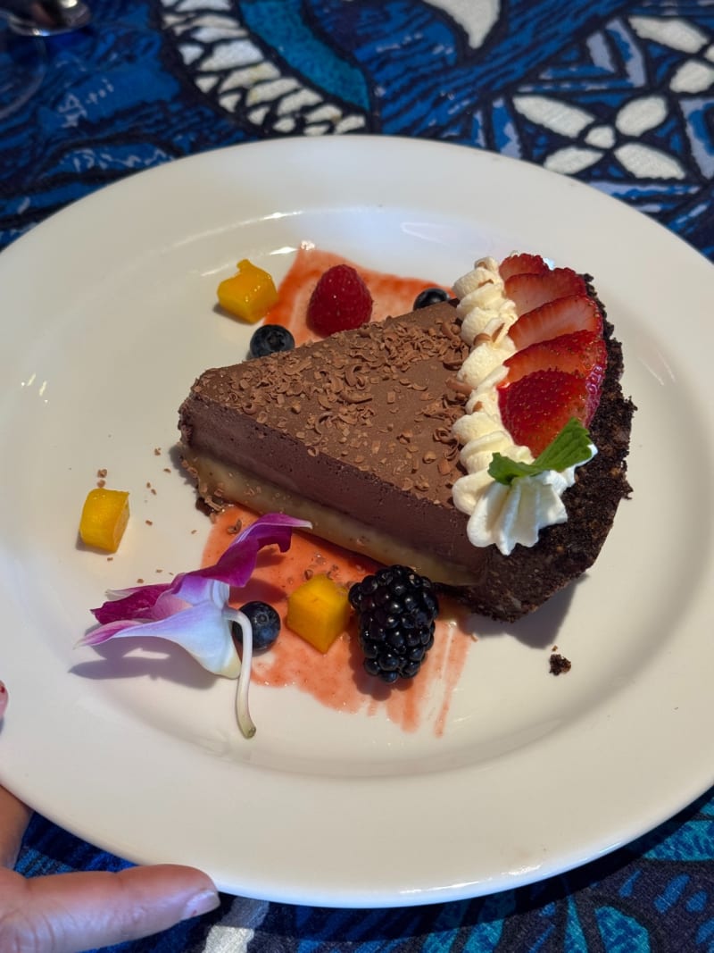 Kuau Chocolate Pie at Mama's Fish House