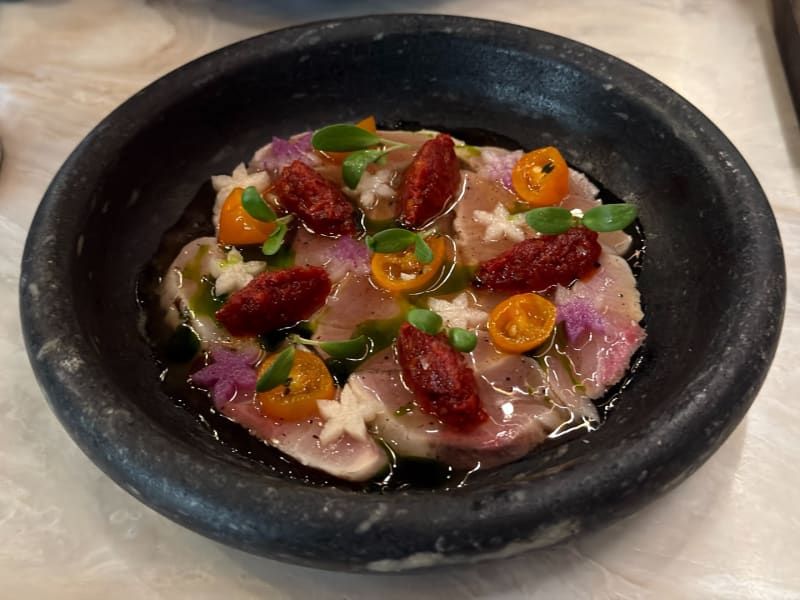 Hamachi Tataki at Senia