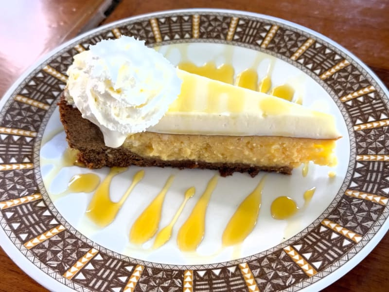 Lilikoi Cheesecake at The Coffee Shack