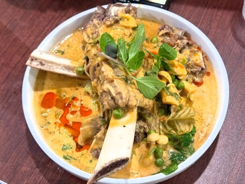 Beef Ribs Curry with Rice at Tk Noodle & Hot Pot