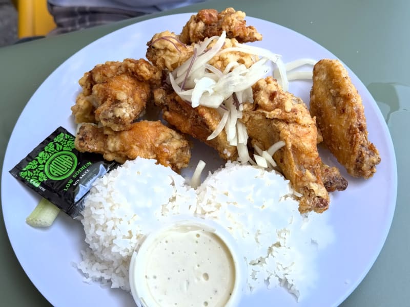 Crispy Wings with Chili Honey at Holua Poolside Bar & Lounge, Outrigger Kona Resort & Spa