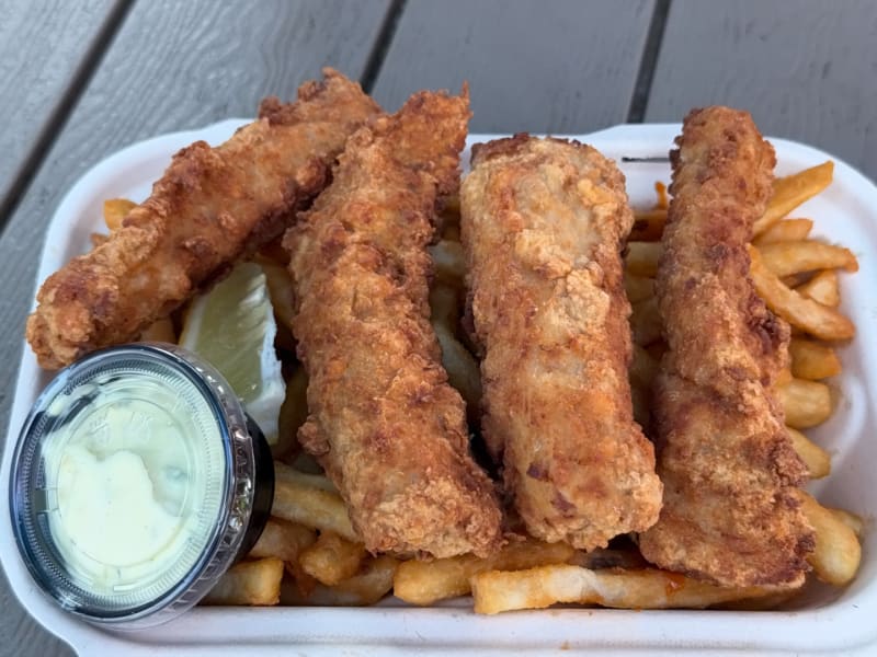 Fish & Chips at Capt Sam's Food Truck