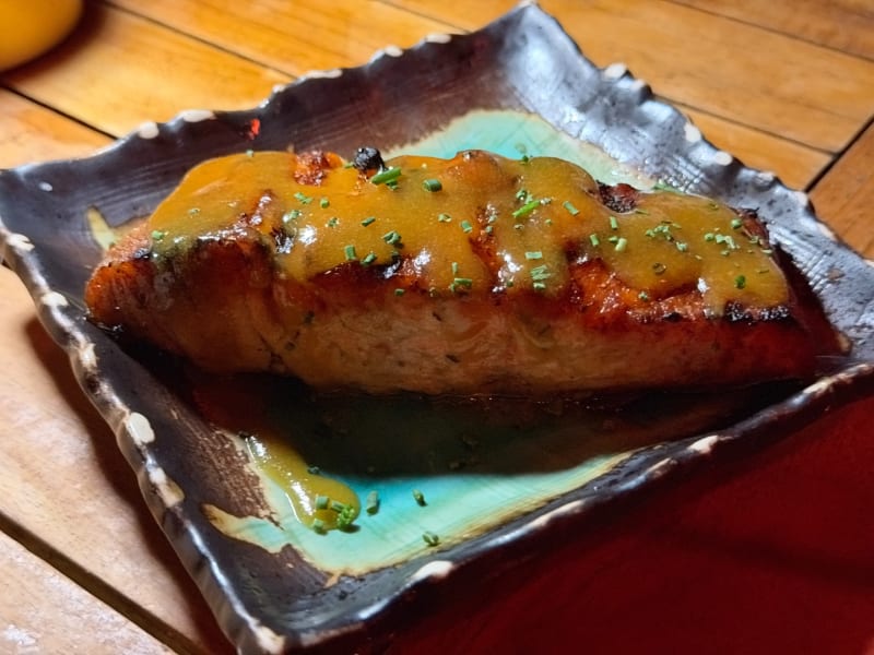 Miso Salmon at The Crouching Lion