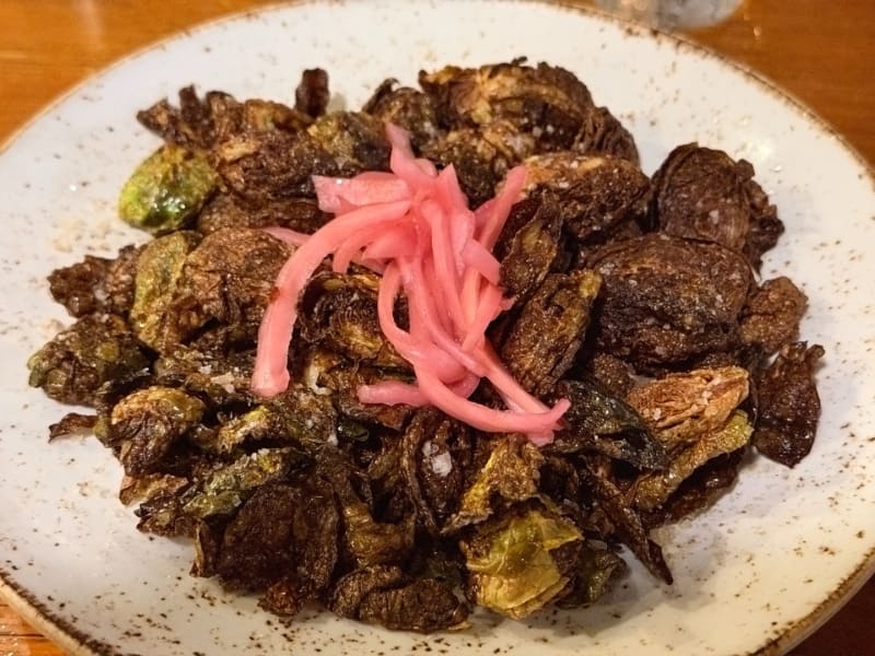 Crispy Brussel Sprouts at Hāna Ranch Restaurant