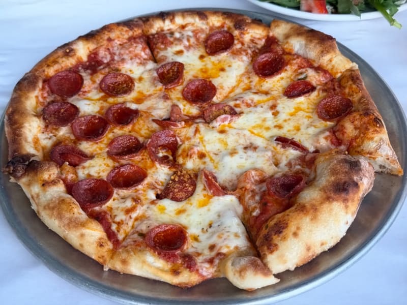 Ezzo Pepperoni Pizza at Kai Eats + Drinks