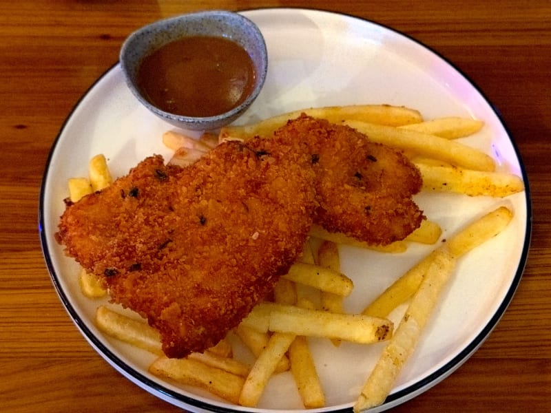 Schnitzel & Chips at The Governor Hotel