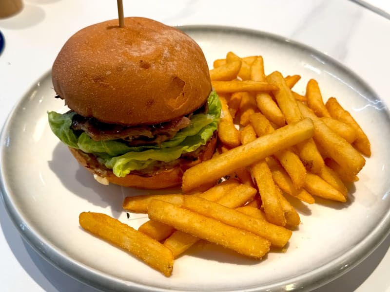 Signature Duck Burger at The Naked Duck South Eveleigh