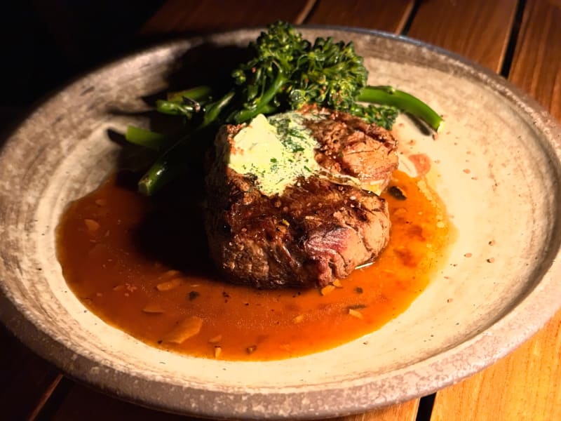8oz Prime Tenderloin at Canoe House