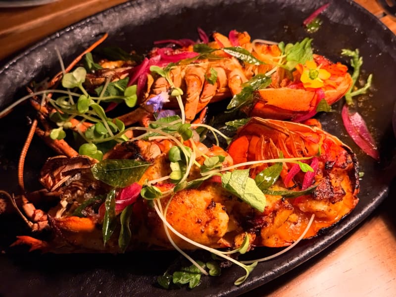 Grilled Whole Lobster at Canoe House