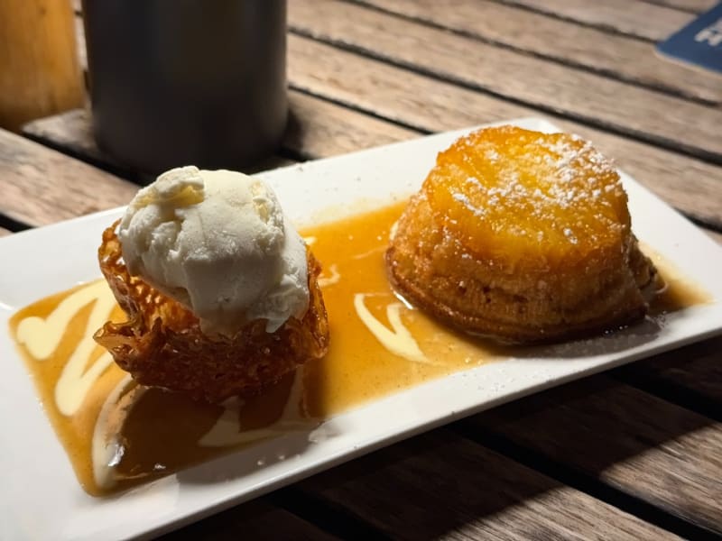 Caramelized Pineapple Butter Rum Cake at Beach House By Roy Yamaguchi