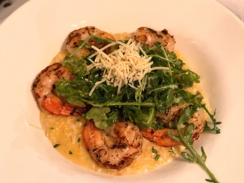 Saffron & Garlic Shrimp Risotto at Jackie Rey's Ohana Grill Hilo