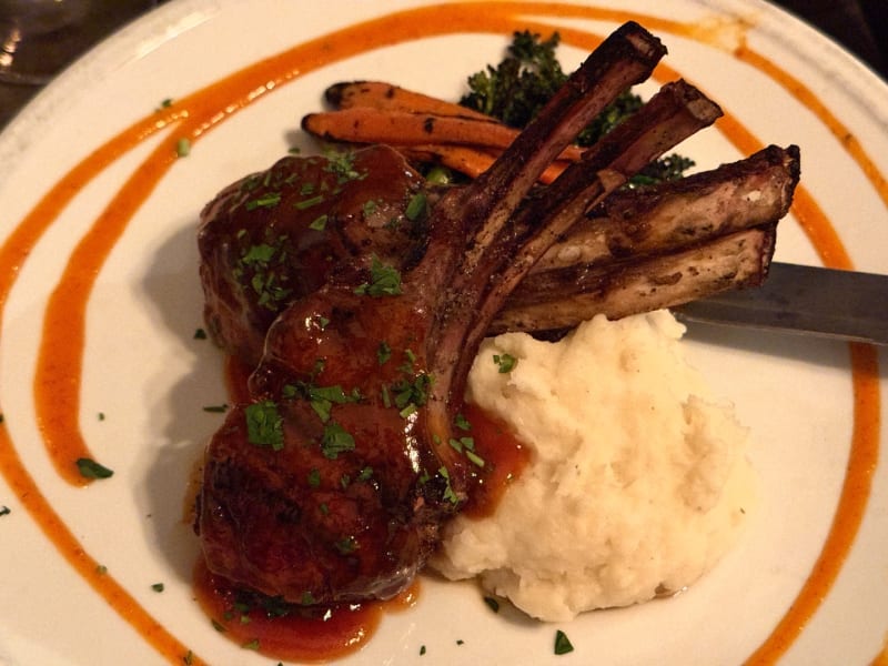 Grilled Lamb Chops at Jackie Rey's Ohana Grill Hilo