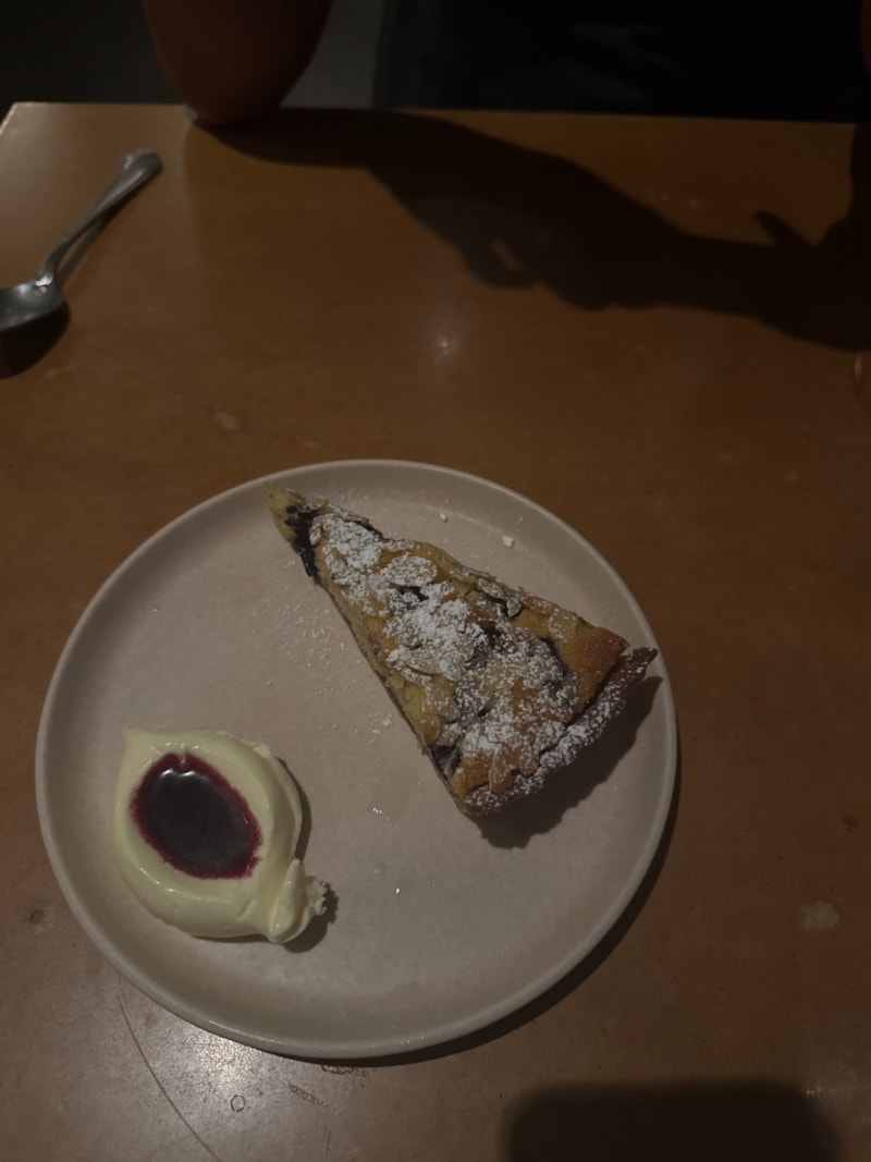 Blueberry Bakewell at Alfie's