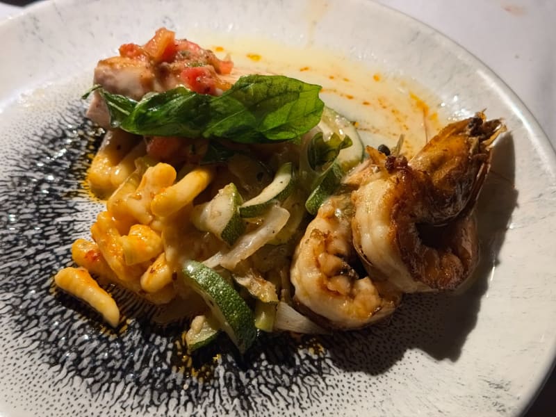 Mahi Mahi and Shrimp Cavatelli at Merriman's Kapalua