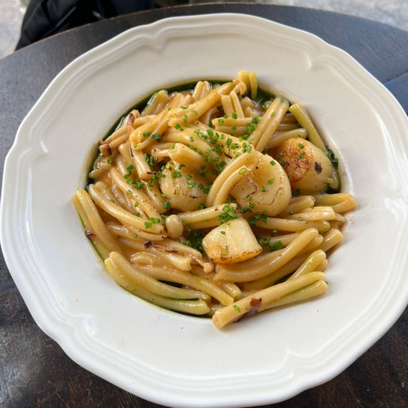 Scallop Pasta at End Of King