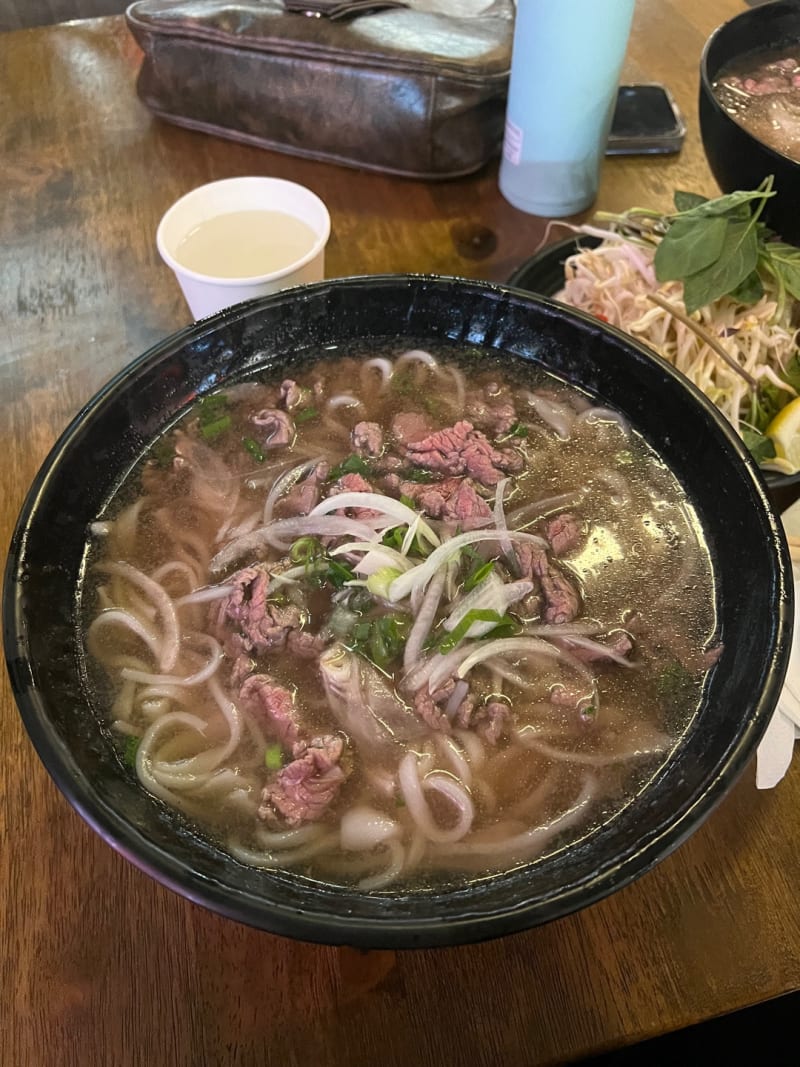 15. Rare Beef Noodles Soup (Large) at Madam Pho Rhodes