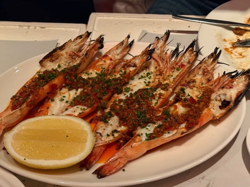 King Prawns, Chilli at Bar Totti's