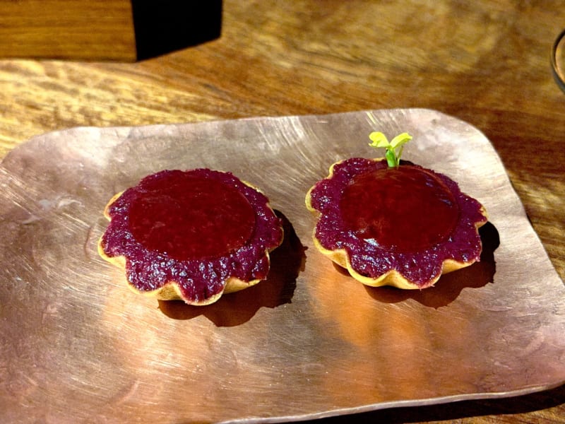 Duck Parfait & Hibiscus Rosella at Exp. Restaurant