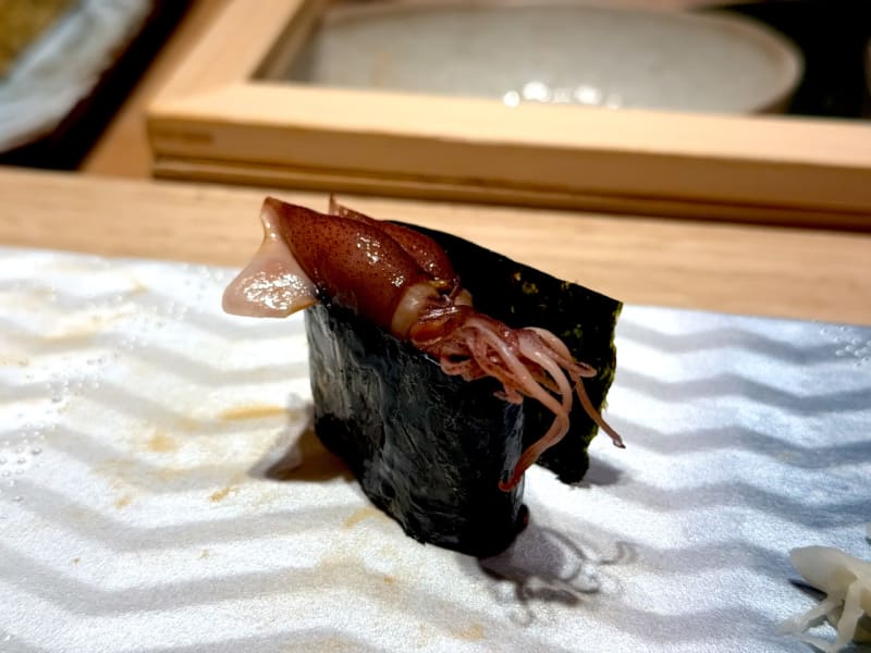 Hotaru Ika at Getsushi Omakase